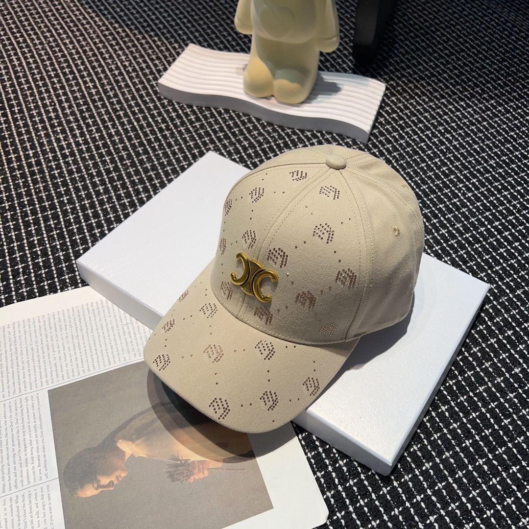 Ceiline Rhinestone Baseball Cap Sunhat - Image 3