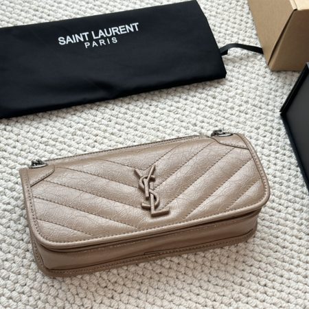 Saint Laurent YSL  Leather Chain Shoulder Bag Crossbody Bag - Image 4