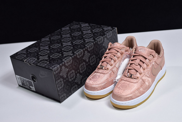 Clot x Nike Air Force 1 Low Rose Gold CJ5290-600 - Image 20