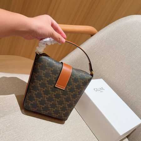Celine Triomphe Small Bucket Bag - Image 3