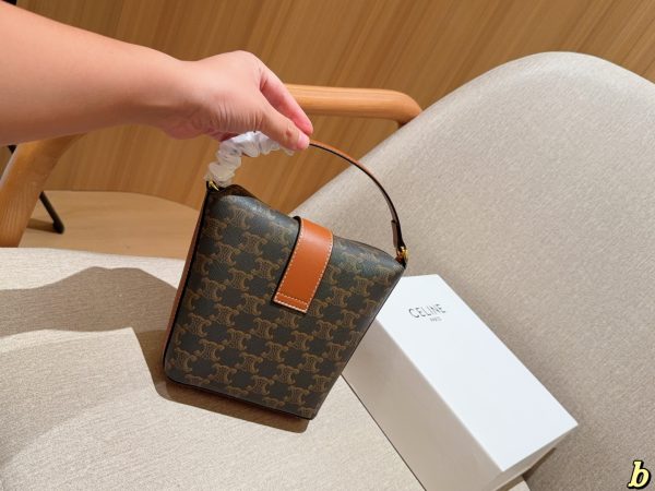 Celine Triomphe Small Bucket Bag