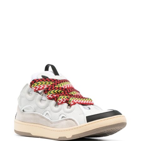 Lanvin LEATHER CURB SNEAKERS - Image 3