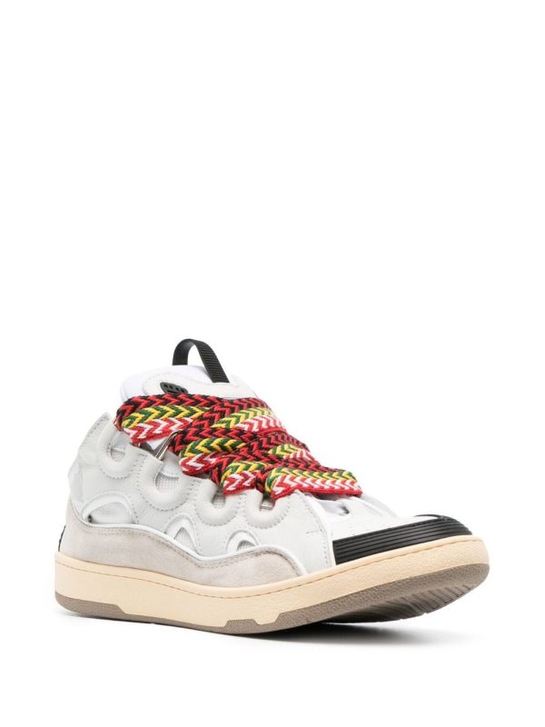 Lanvin LEATHER CURB SNEAKERS