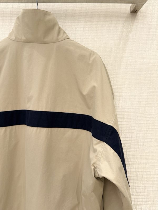 Saint Laurent YSL Jacket in Cotton in Beige