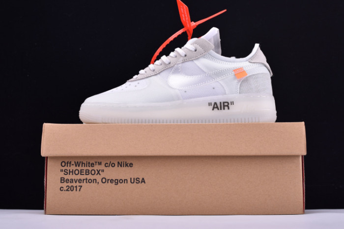 NIKE AIR FORCE 1 LOW OFF-WHITE All White AO4606-100 - Image 16