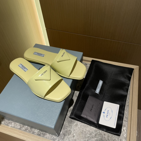Prada  Bright Fat Slippers Fashion Sandals Slide - Image 8