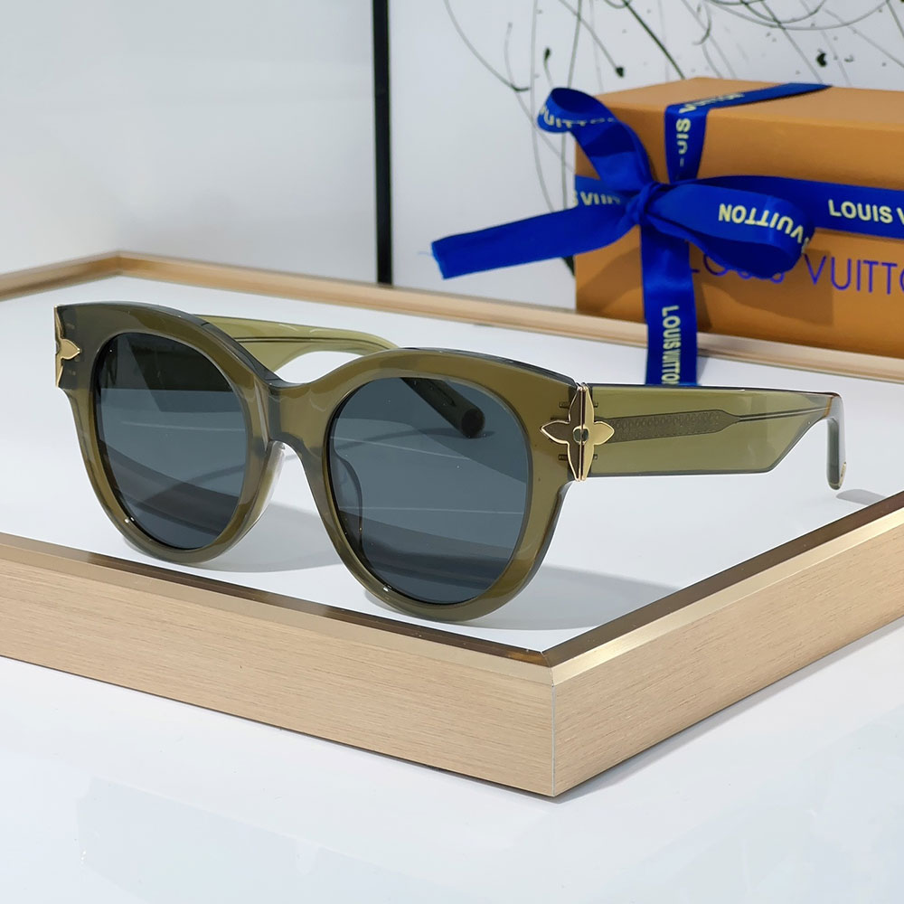 LV Clockwise Canvas sunglasses Top quality - Image 5