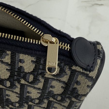 Dior Oblique Bow Pouch with Chain - Image 5