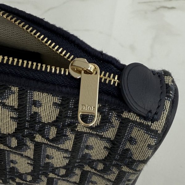 Dior Oblique Bow Pouch with Chain