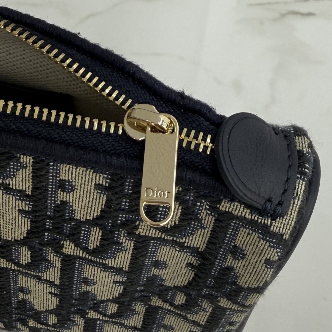 Dior Oblique Bow Pouch with Chain - Image 5