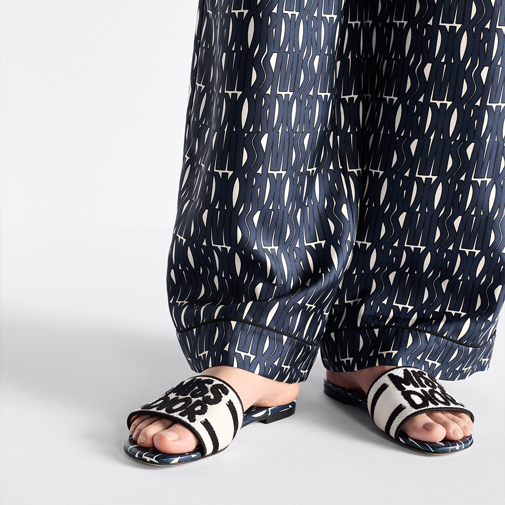 Dior Dway Miss Dior Allover Motif Sandals - Image 2
