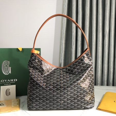 Goyard hobo boheme black tan