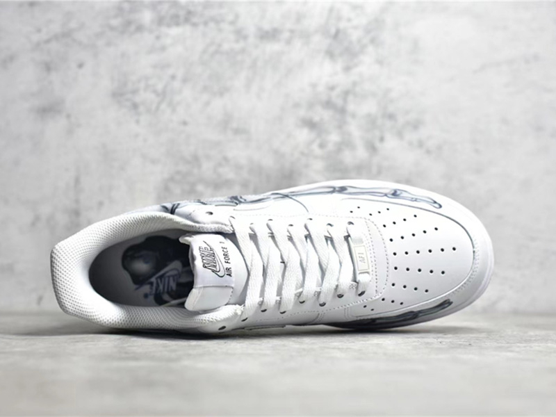 Nike Air Force 1 LowSkeleton Halloween (2018) BQ7541-100 - Image 4