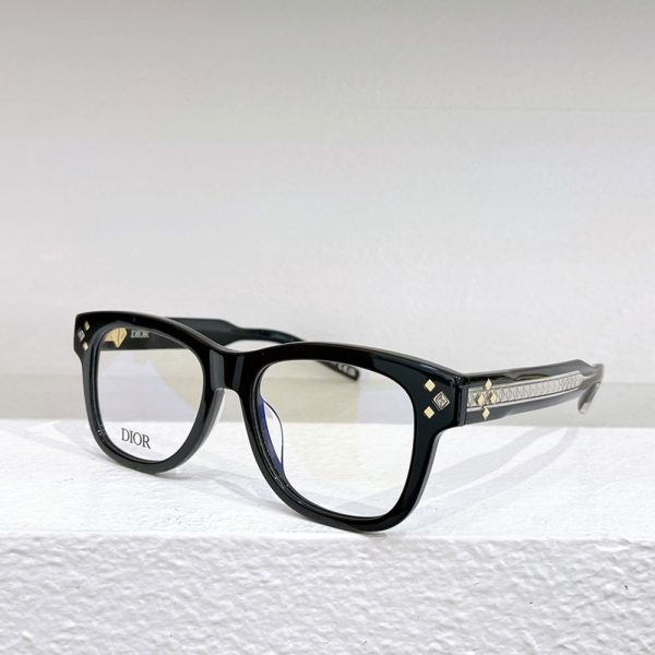 Dior Mirror Leg Diamond Logo sunglasses Top quality