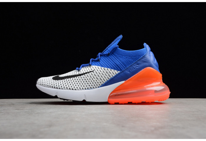 NIKE AIR MAX 270 FLYKNIT RACER BLUE/TOTAL CRIMSON AO1023-101 - Image 1