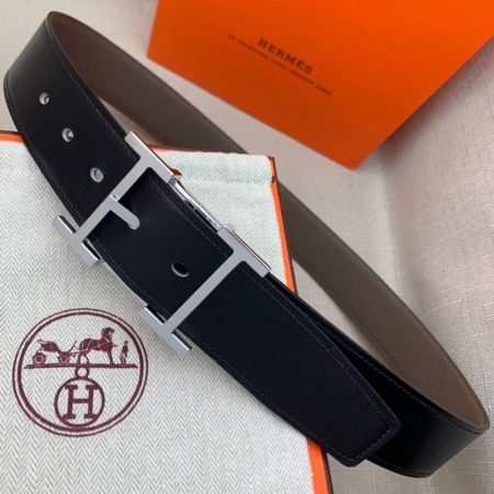 Hermes H Belt Buckle & Reversible Brown For Women, Women Belt 380MM - Image 3