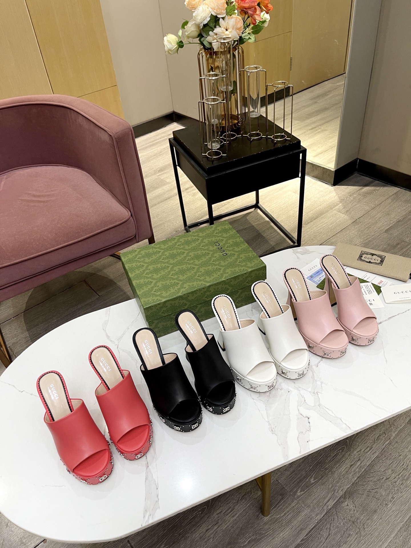 Gucci GG platform mules - Image 1