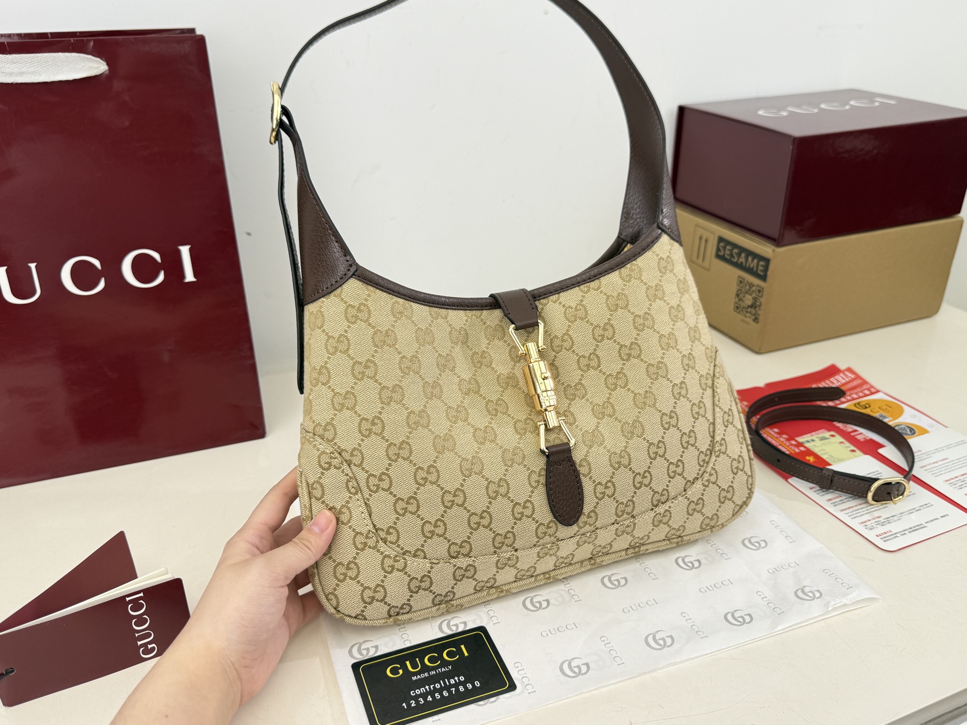 Gucci Jackie 1961 Shoulder Bag - Image 6