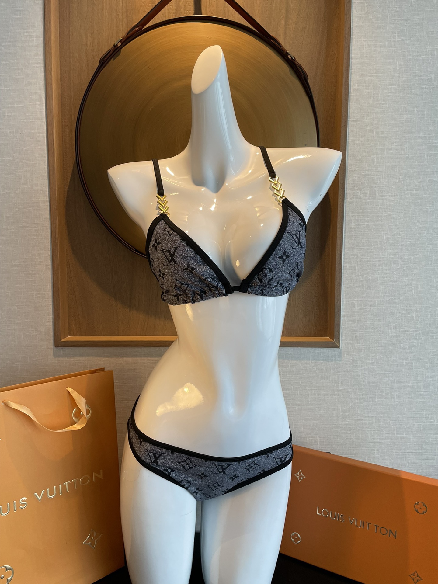 LV Two-Piece Swimsuit Swimwear - Image 1