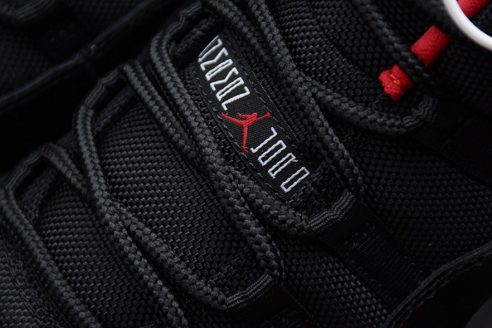AIR JORDAN 11 RETRO LOW "BRED" BLACK/ RED mens 528895-012 - Image 13