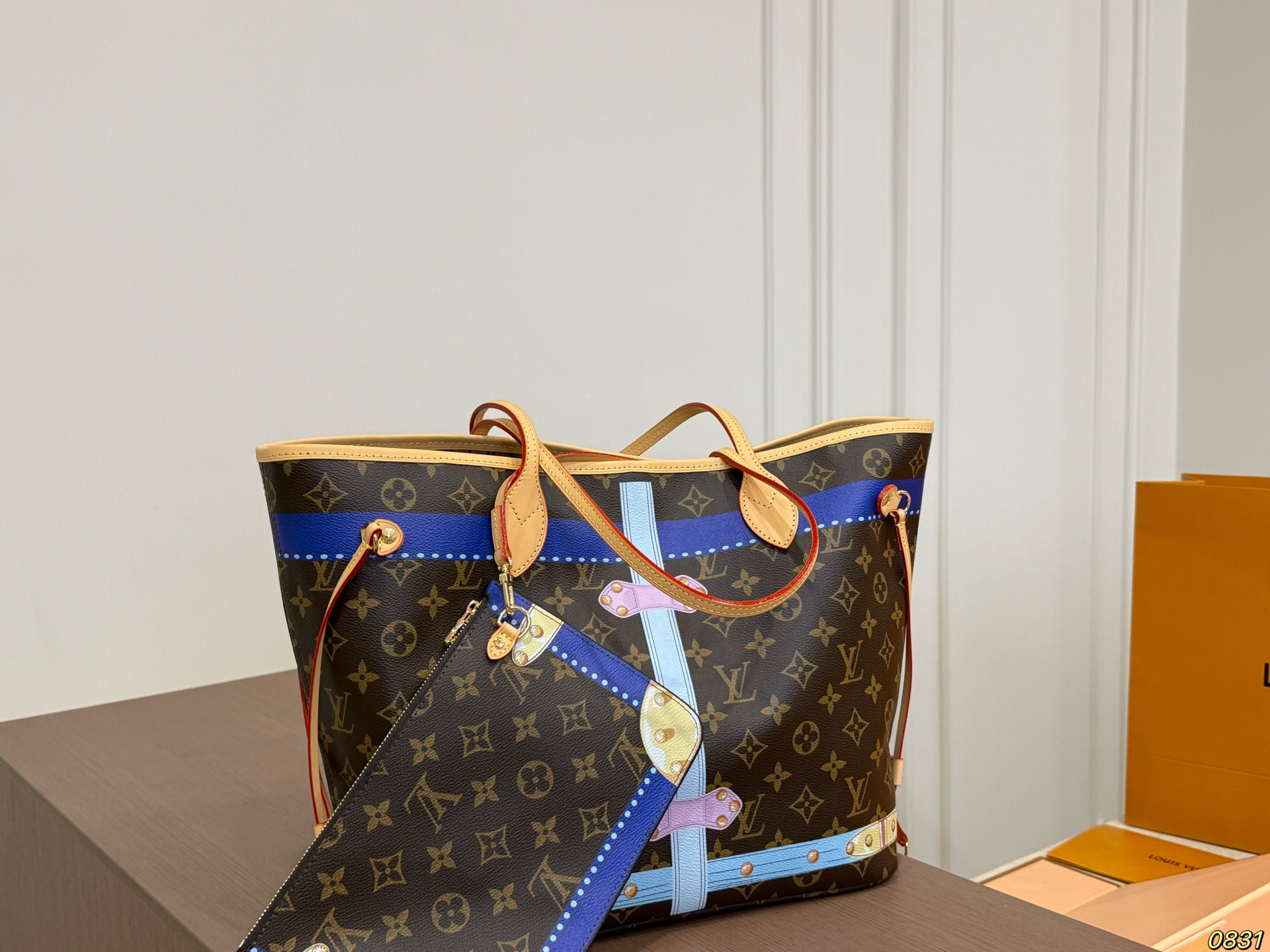 LV Neverfull Shopping Bag - Image 8