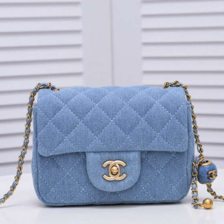 Chanel CF Calfskin Golden Ball 17CM - Image 8