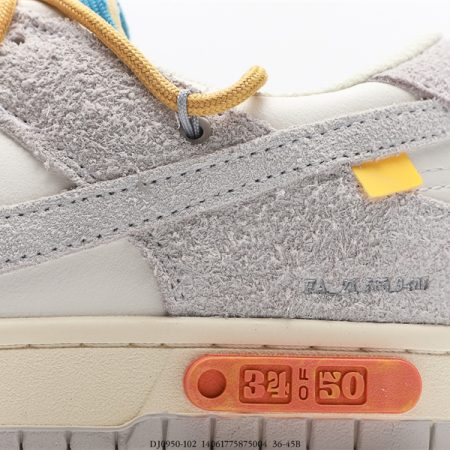 OFF WHITE X Nike Dunk SB Low The 50 NO.34 DJ0950-102 - Image 7