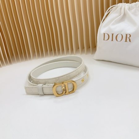 Dior double sided   with calf leather,  Women Belt 20MM - Image 7