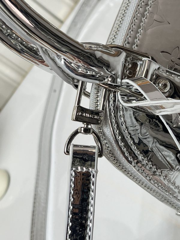 LV Monogram Miroir Alma BB Silver