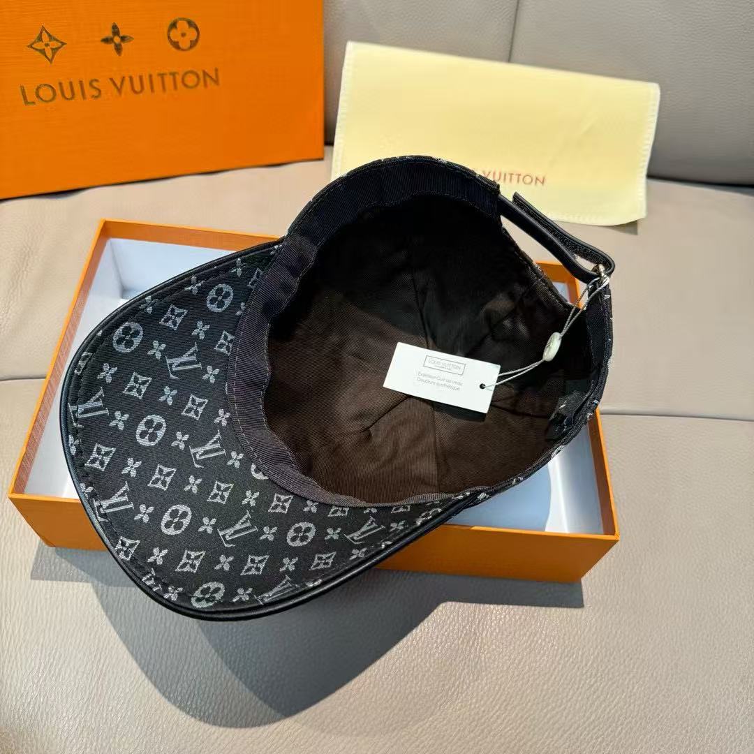 LV Monogram Black Hat - Image 8