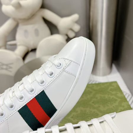 Gucci Ace Sneaker White Leather With Bee - Image 7