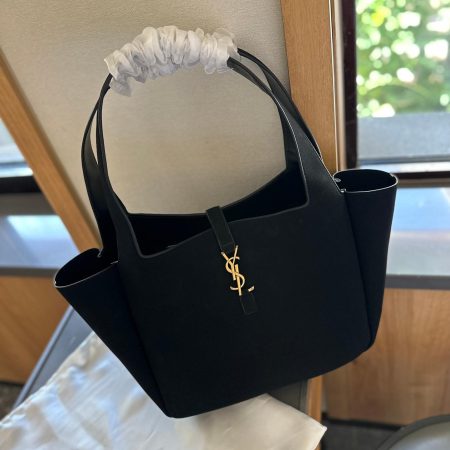 Saint Laurent YSl Le 5 A 7 Bea suede tote bag - Image 3