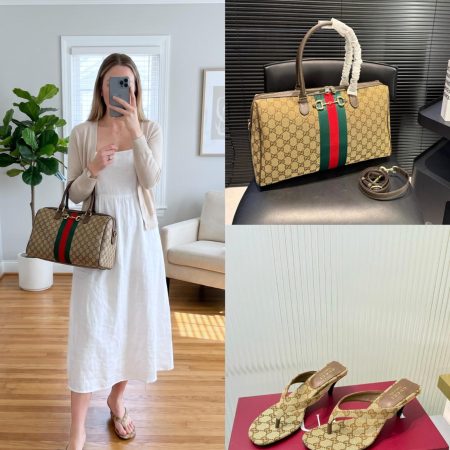 Gucci Shoes & Bag Set