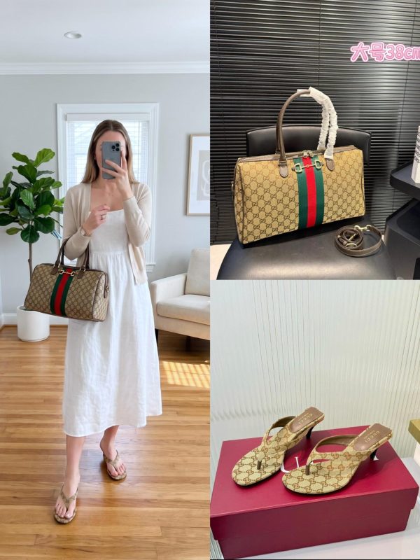 Gucci Shoes & Bag Set