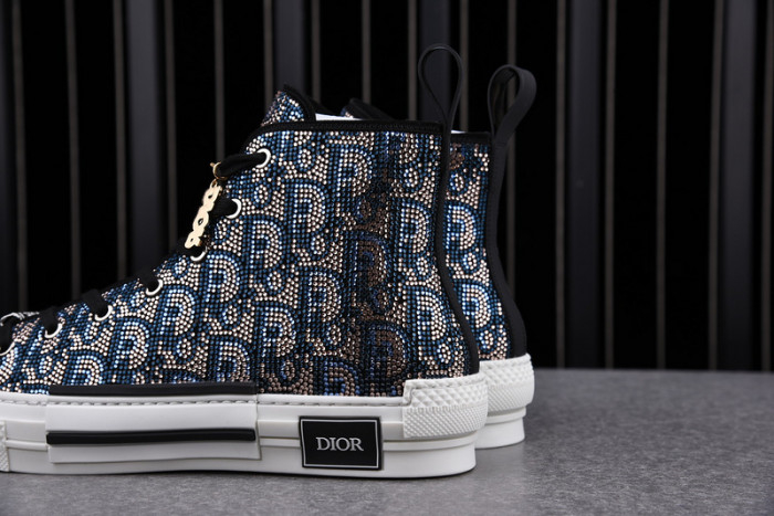 Dior B23 OBLIQUE HIGH TOP Shoes T00853H064 - Image 9