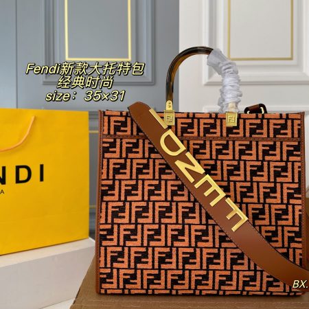 Fendi Sunshine Tote Bag - Image 3