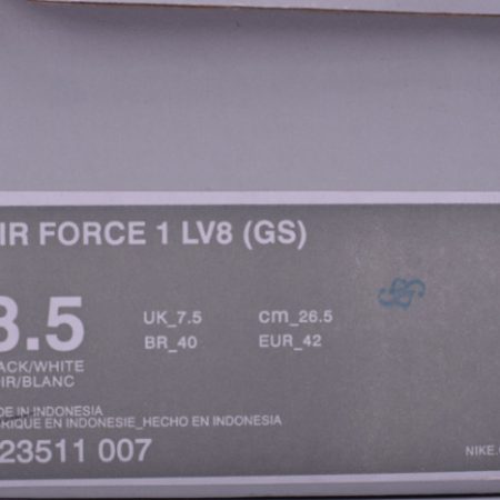 Nike Air Force 1 07 LV8 823511-007 NBA Pack Black/White Shoes 823511-007 - Image 9