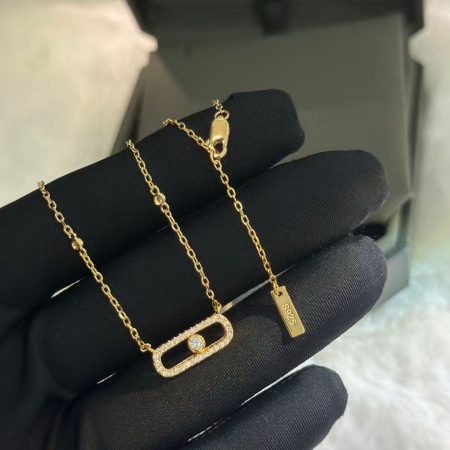 Messika Full Diamond Single Diamond Dazzling Necklace