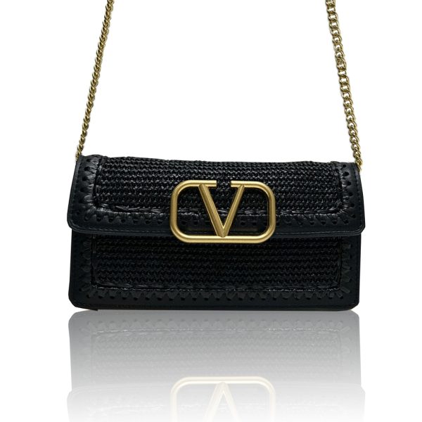 Valentino Raffi Straw Bags