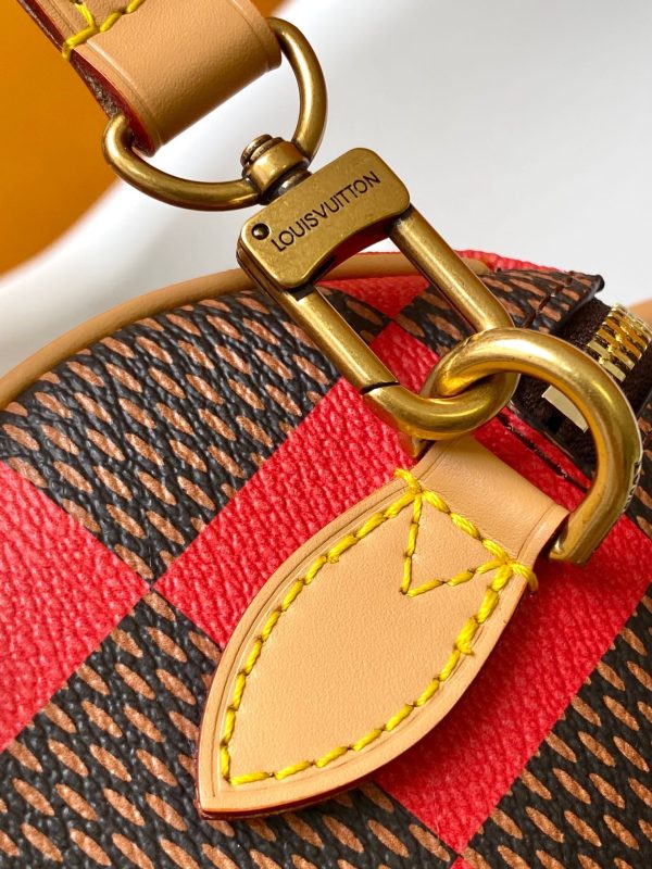 LV Damier Pop Speedy Bandoulière 18 Bag Jaune Mat