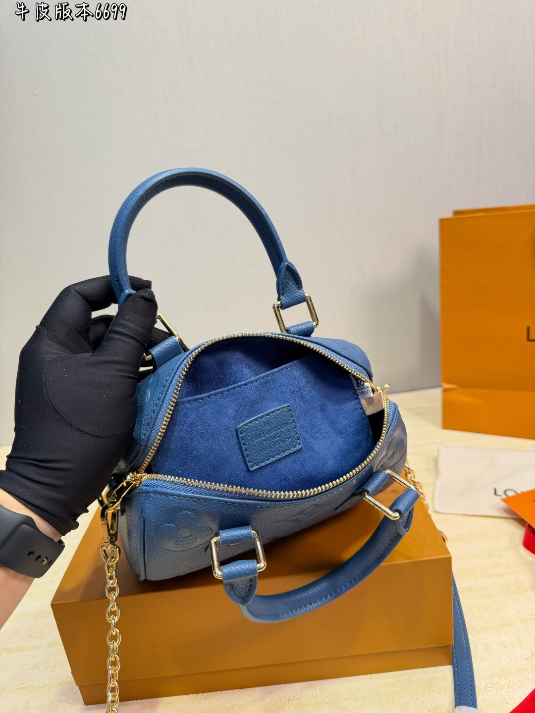 LV Speedy Bandoulière Monogram Empreinte Bag - Image 9