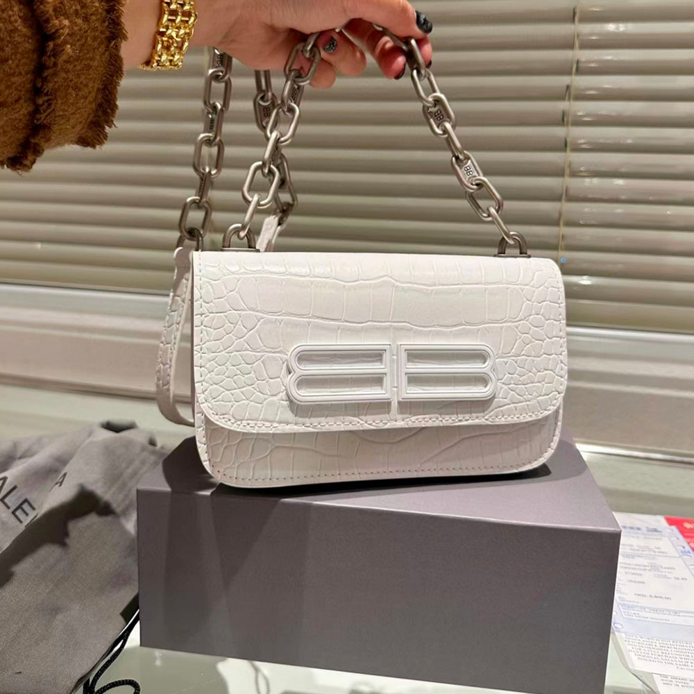 Balenciaga Calfskin  Gossip Bag - Image 7