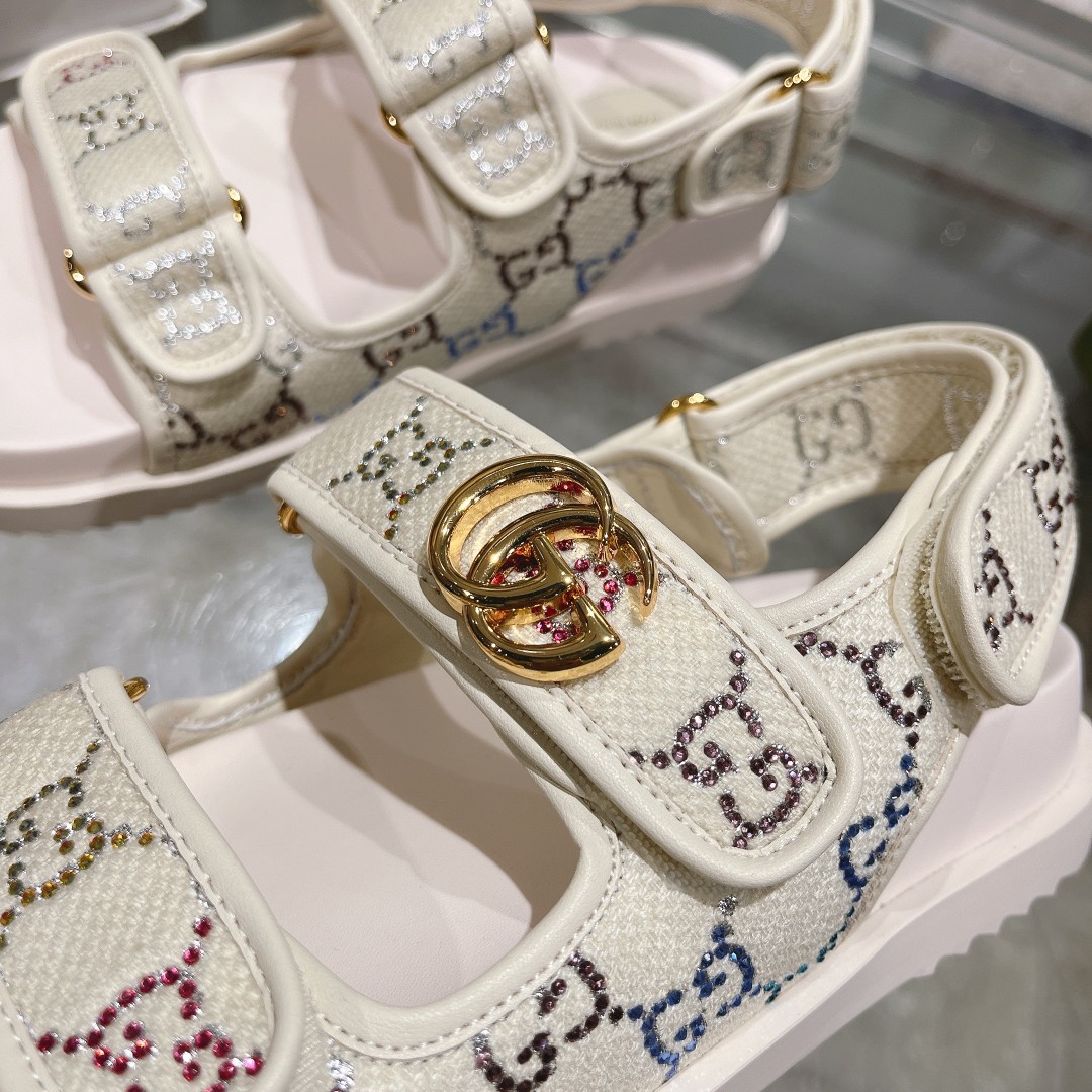 Gucci Double G Sandals - Image 7