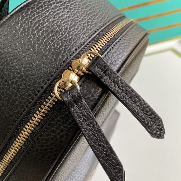Gucci Soho Black Pebbled Backpack