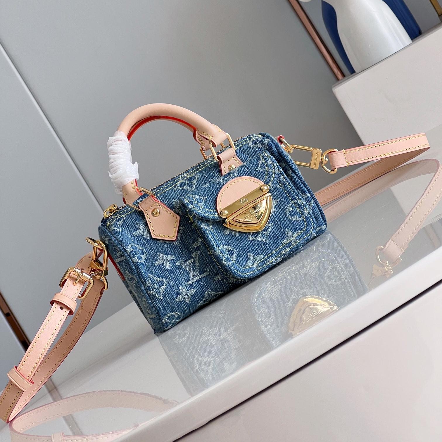 LV Nano Speedy Hand Crossbody Bag - Image 2