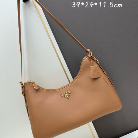 PRADA hobo classic simple triangle logo shoulder bag - Image 2