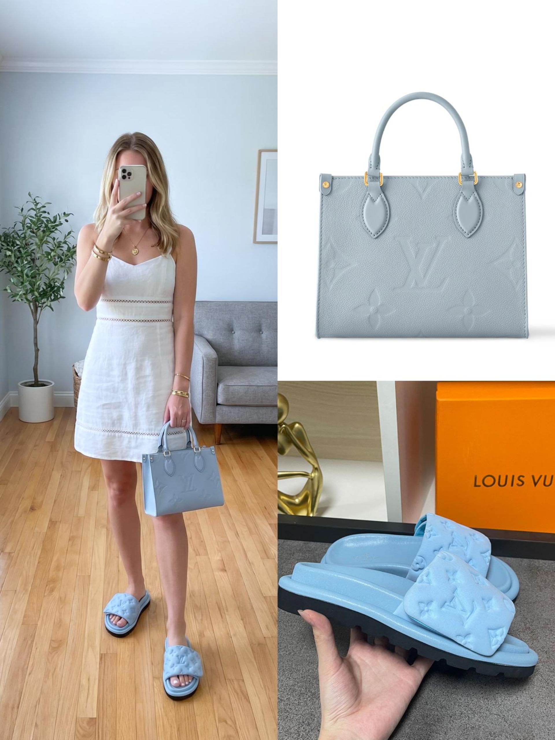LV Shoes & Bag Set - Image 1