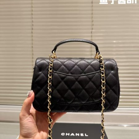 Chanel Double-C CF Top Handle Bag - Image 4