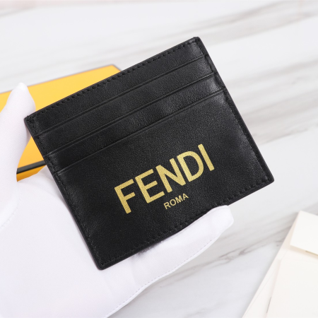 FENDI Leather Card Holder - Image 8