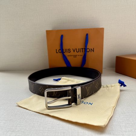 LV Saint Germain Monogram Eclipse 35mm Belt - Image 6
